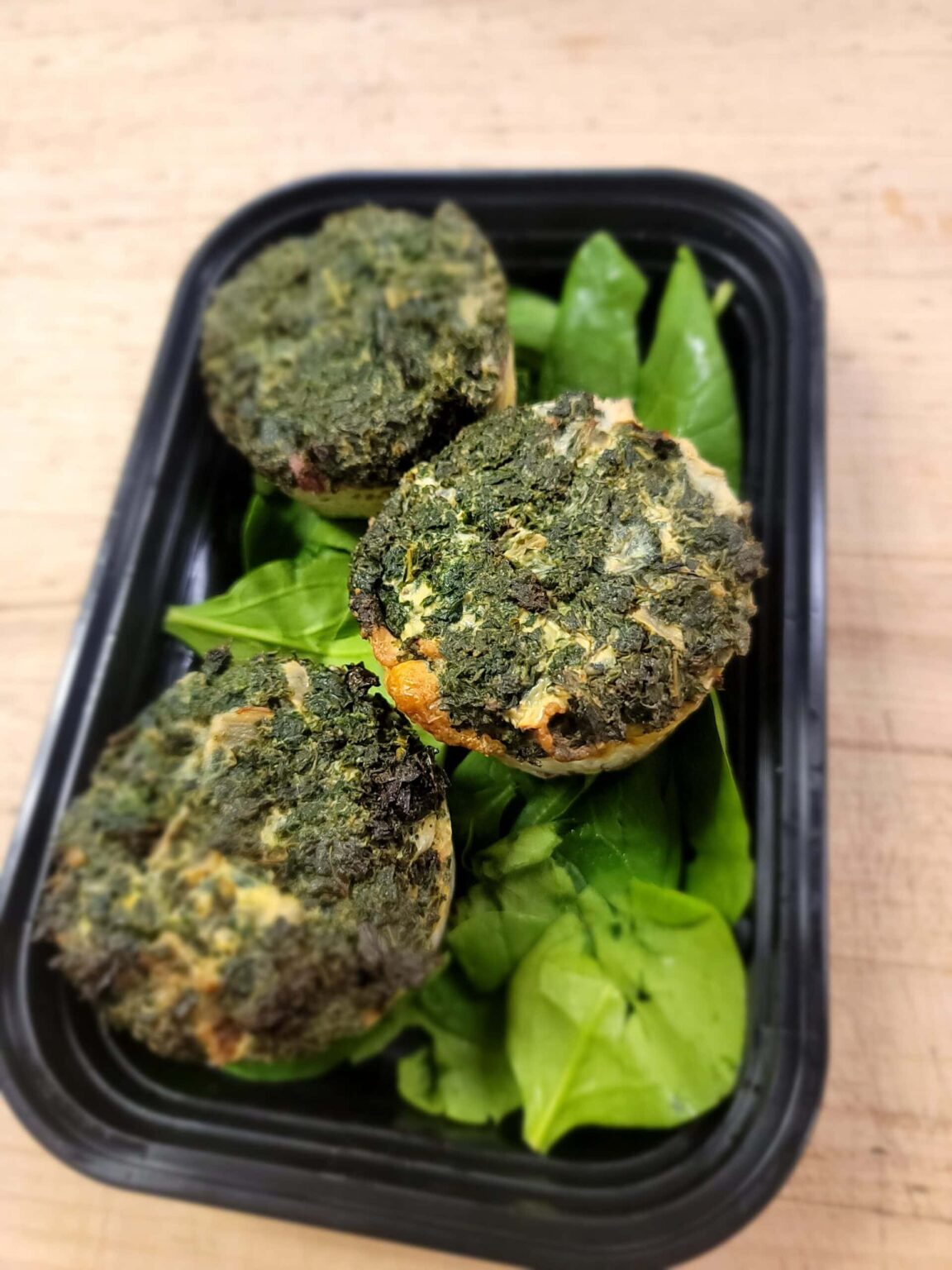 Bacon and Spinach Egg Cups Lean - PaleoZone Prepared Meals