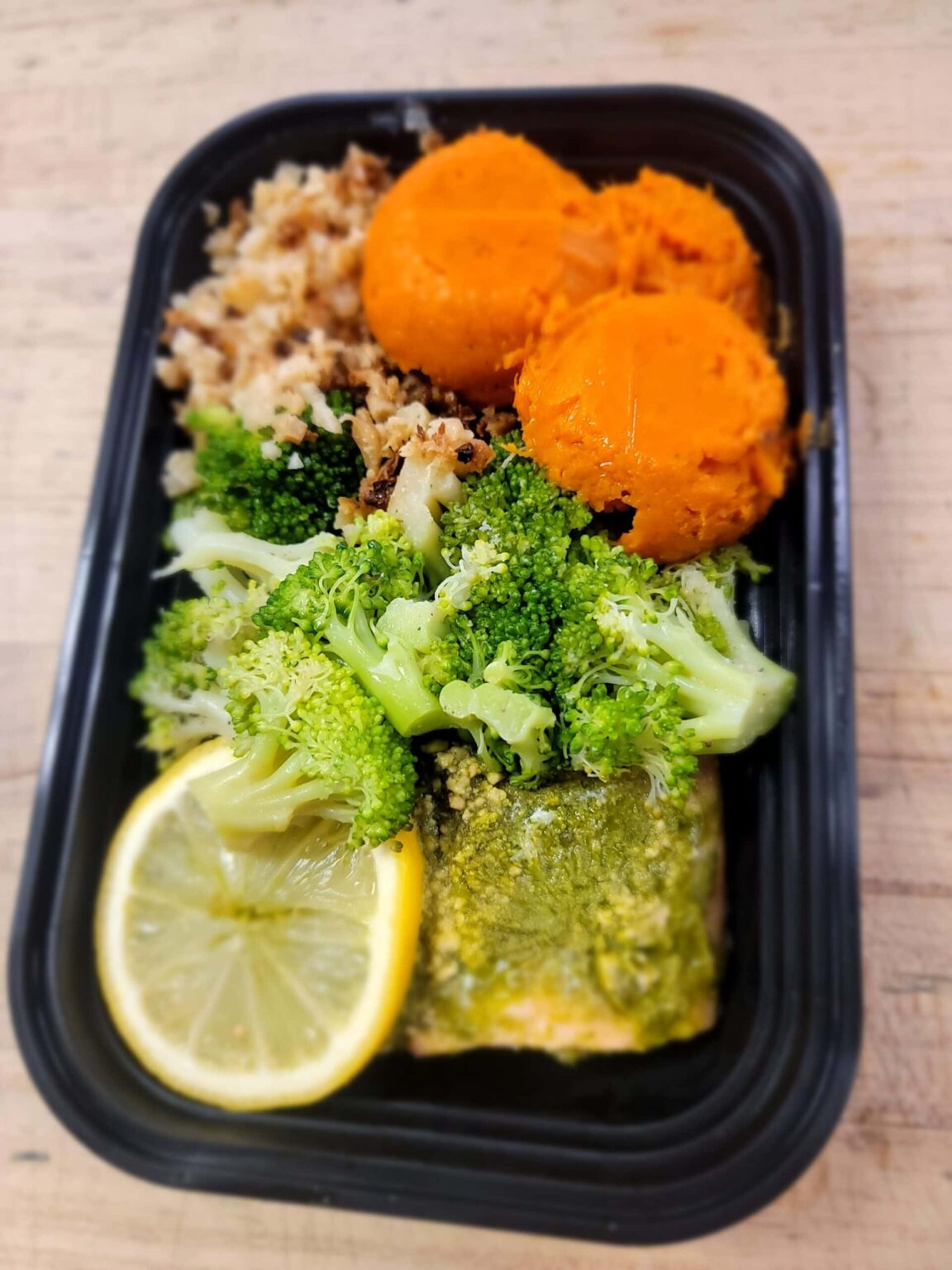 Lemon and Herb Crusted Salmon Paleo Zone - PaleoZone Prepared Meals